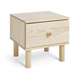 Habitat Akio 1 Drawer Bedside Table
