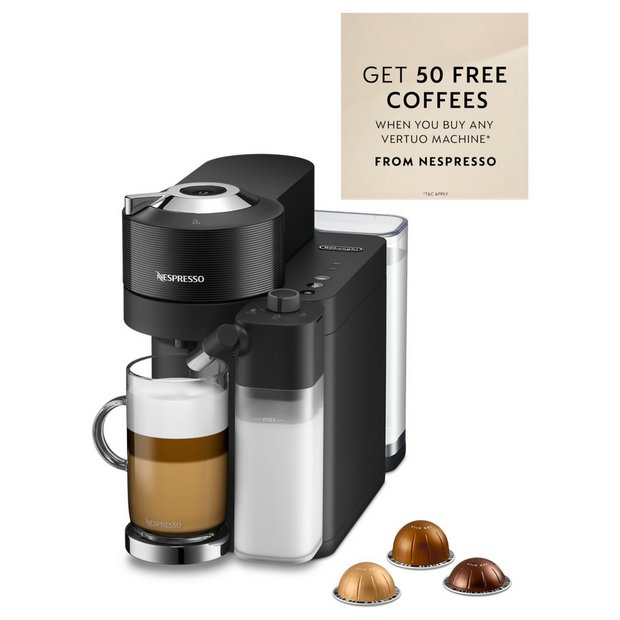 Nespresso Lattissima One Original Pod Capsule Espresso & Cappuccino Machine  by De'Longhi | Black