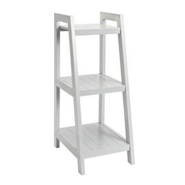 Argos Home 3 Tier Tongue & Groove Bathroom Shelves - Grey
