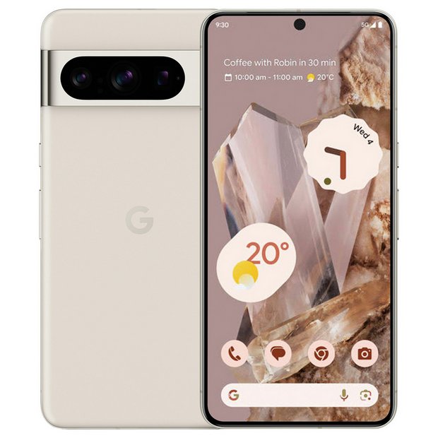 Buy SIM Free Google Pixel 8 Pro 5G 128GB AI Phone - Porcelain