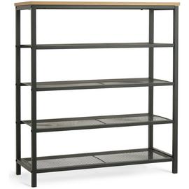 Argos Home Loft Living 5 Shelf Shoe Storage Rack - Black