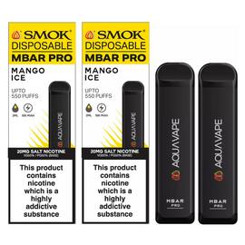 Smok Mbar Pro Disposable Vape Kit Mango Ice (Twin Pack)