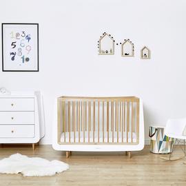 Snuz Kot Skandi 2 Piece Furniture Set - Natural