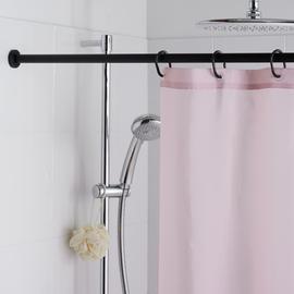 Argos Home 105-194cm Telescopic Shower Rail - Black