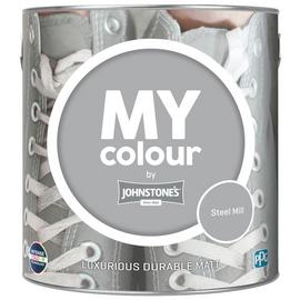 Johnstone My Colour Durable Matt Paint 2.5L - Steel Mill