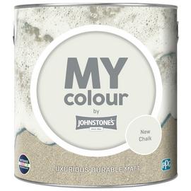 Johnstone My Colour Durable Matt Paint 2.5L - New Chalk