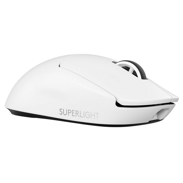 Logitech G PRO X SUPERLIGHT 2 DEX – Draadloze Gamingmuis, 60g, Asymmetrisch Rechtshandig Ontwerp, 44K DPI, 95u Batterij, Zwart
