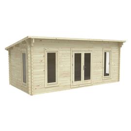 Forest Arley Log Cabin Pent Roof - 20 x 10ft