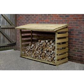 Forest Large Pent Log Store