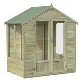 Forest Oakley Overlap Apex Summerhouse - 6 x 4ft