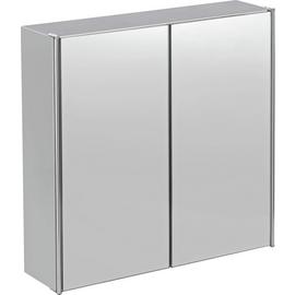 Argos Home Stainless Steel 2 Door Mirrored Cabinet