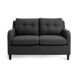Habitat Dylan Fabric 2 Seater Sofa - Charcoal