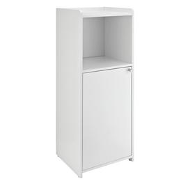 Argos Home Prime 1 Door Cabinet - White