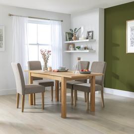 Habitat Clifton Extending Oak Veneer 4-6 Seater Dining Table