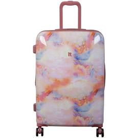 IT Hard Expandable 8 Wheel Cabin Suitcase - Marble Effect