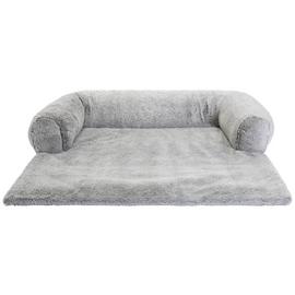 Plush Fabric Sofa Dog Bed-Small
