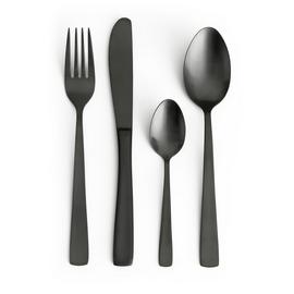 Habitat Satin 16 Piece Stainless Steel Cutlery Set