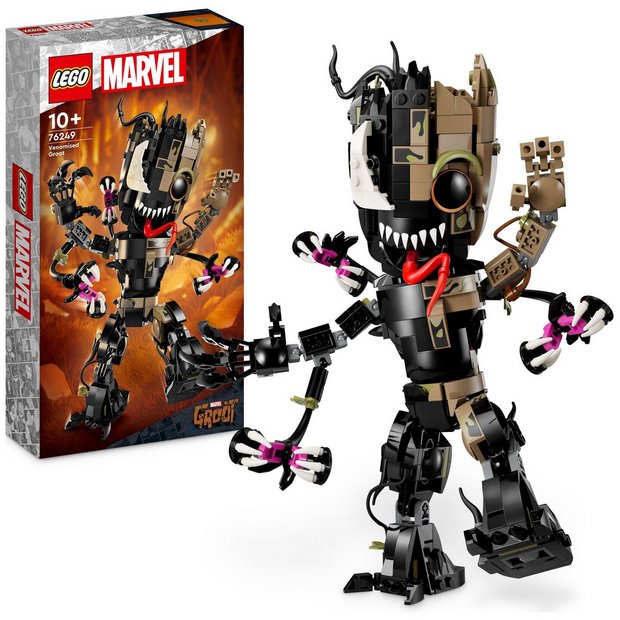 Learn to make a more accurate LEGO Marvel minifigure-scale Groot