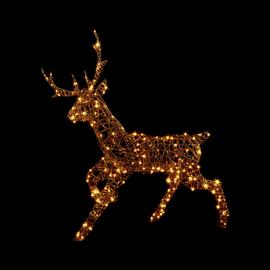 Premier Decorations Prelit Christmas Stag Decoration