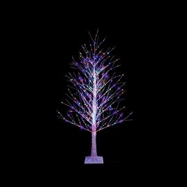 Premier Decorations 6ft Rainbow Birch LED Christmas Tree