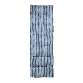 Argos Home Coastal Stripe Garden Relaxer Chair Cushion-Blue