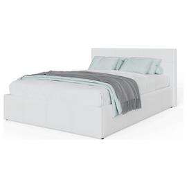 GFW End Lift Faux Leather Ottoman Bed