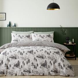 Catherine Lansfield Cotton Christmas Alpine Bedding Set