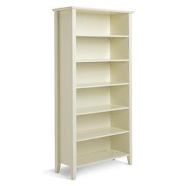 Habitat Kingham Tall Solid Wood Bookcase - Ivory