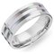 Revere Mens Titanium Mother of Pearl Ring - U