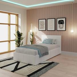 GFW End Lift Faux Leather Ottoman Bed