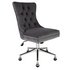 Argos Home Princess Velvet Handleback Office Chair - Grey