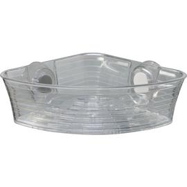 Croydex Press 'n' Lock 1.2 Litre Storage Basket - Clear