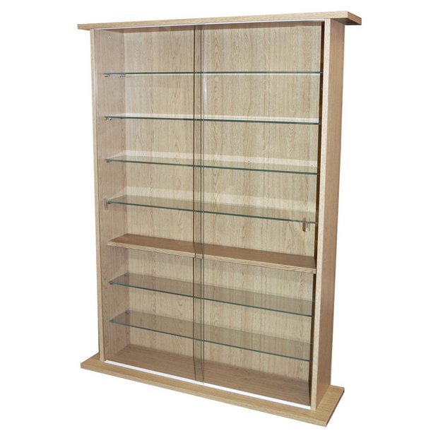Buy Large Display Media Oak at Argos.co.uk Your Online Shop for CD and DVD storage