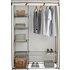 Argos Home Metal and Polycotton Double Wardrobe - Cream