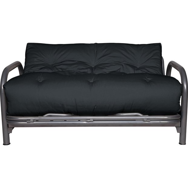 Black deals steel sofa