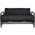 Argos Home Mexico 2 Seater Futon Sofa Bed - Black