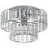 Argos Home Gisela 2 Tier Glass Ceiling Fitting - Chrome
