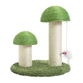 Double Toadstool Cat Scratcher & Mouse