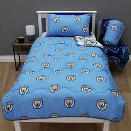 Manchester City 10.5 Tog Coverless Kids Bedding Set - Single