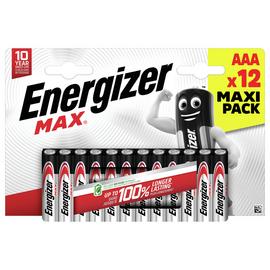 Energizer Max Alkaline AAA Batteries - Pack of 12