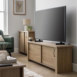 Argos Home Oakham 2 Door TV Unit - Natural