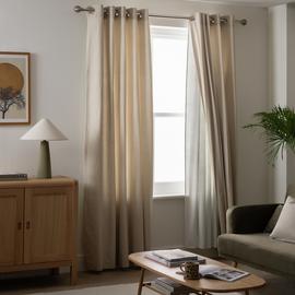 Argos Home Thermal Curtain Lining - White