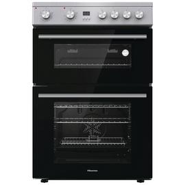 Hisense HDE3211BXUK 60cm Double Oven Electric Cooker-S/Steel