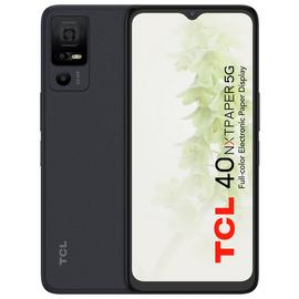 SIM Free TCL 40 NXTPAPER 5G 256GB Mobile Phone - Black