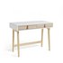Argos Home Copenhagen 2 Drawer Desk - Two Tone