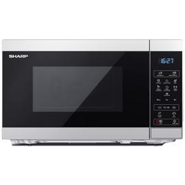 Sharp 800W Standard Microwave YC-MS02U-S - Silver