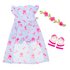 Designafriend Summer Flower Doll's Outfit