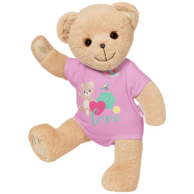 Buy BABY born Bear Pink Teddy bears and soft toys Argos