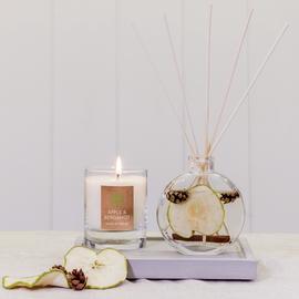 Stoneglow Candles Medium Boxed Candle - Apple & Bergamot