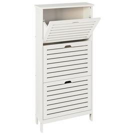GFW Bergen Shoe Storage Cabinet - White
